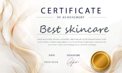 Best Skincare Certificate